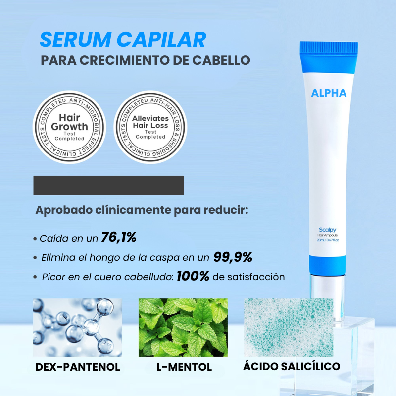 Suero Capilar Coreano-No.1 en Crecimiento